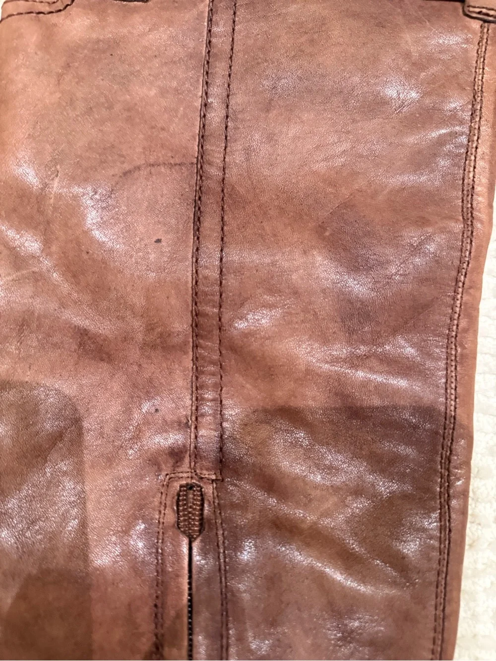 Sam Edelman Elena Gilbert Vampire Diaries Leather Over Knee Button Boots 9 Brown